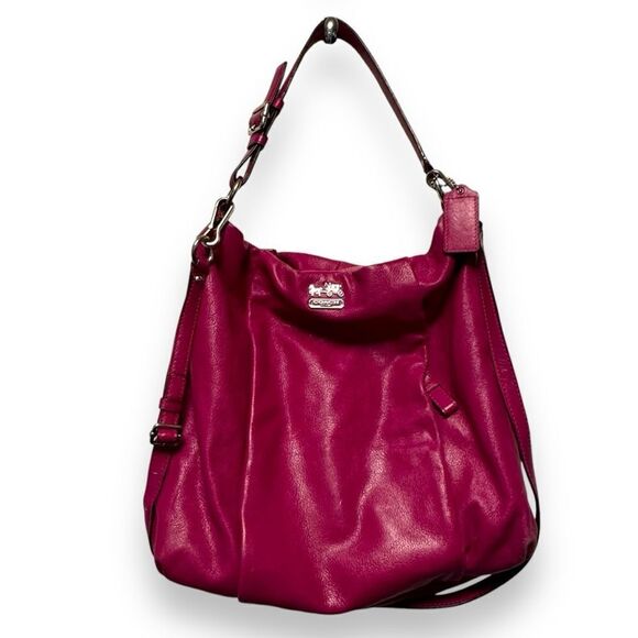 Coach Madison Isabelle Leather Satchel Purse - Picture 1 of 8